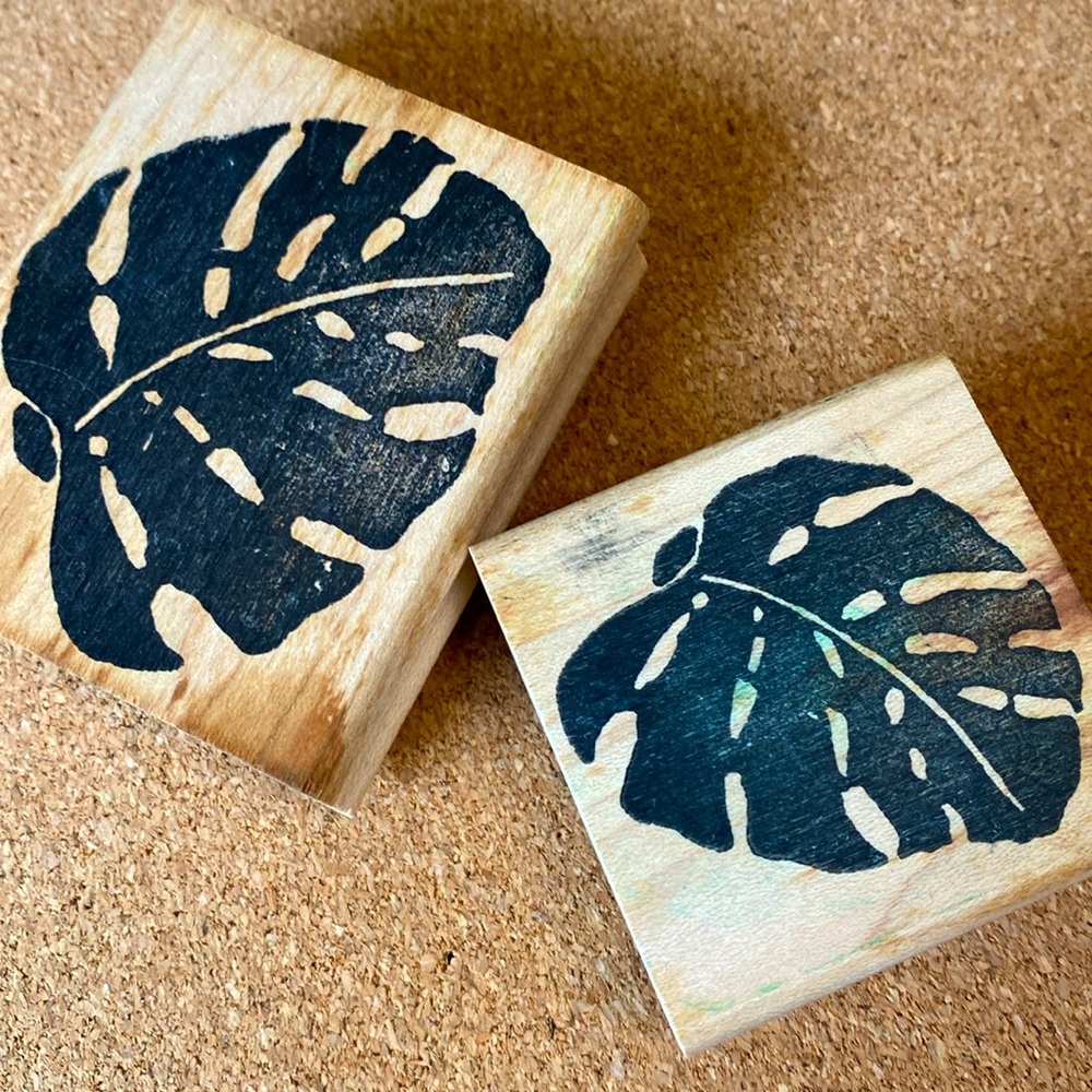 Monstera Rubber Stamps